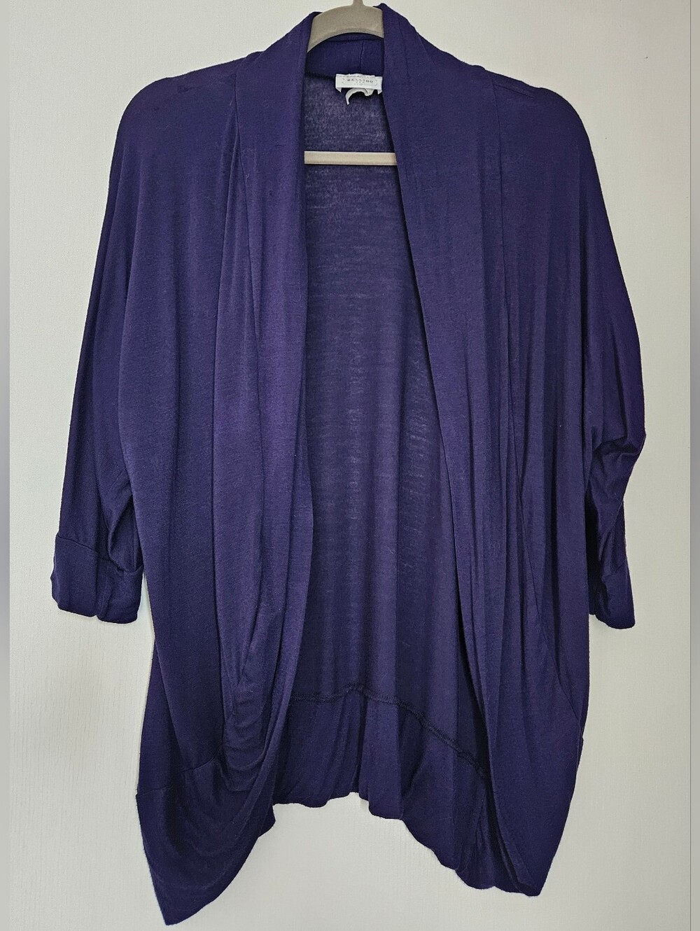 Bellino USA Soft Navy Cocoon Shrug, XL